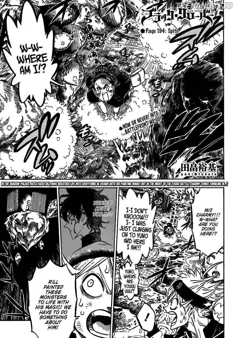 Black Clover chapter 194 image 01
